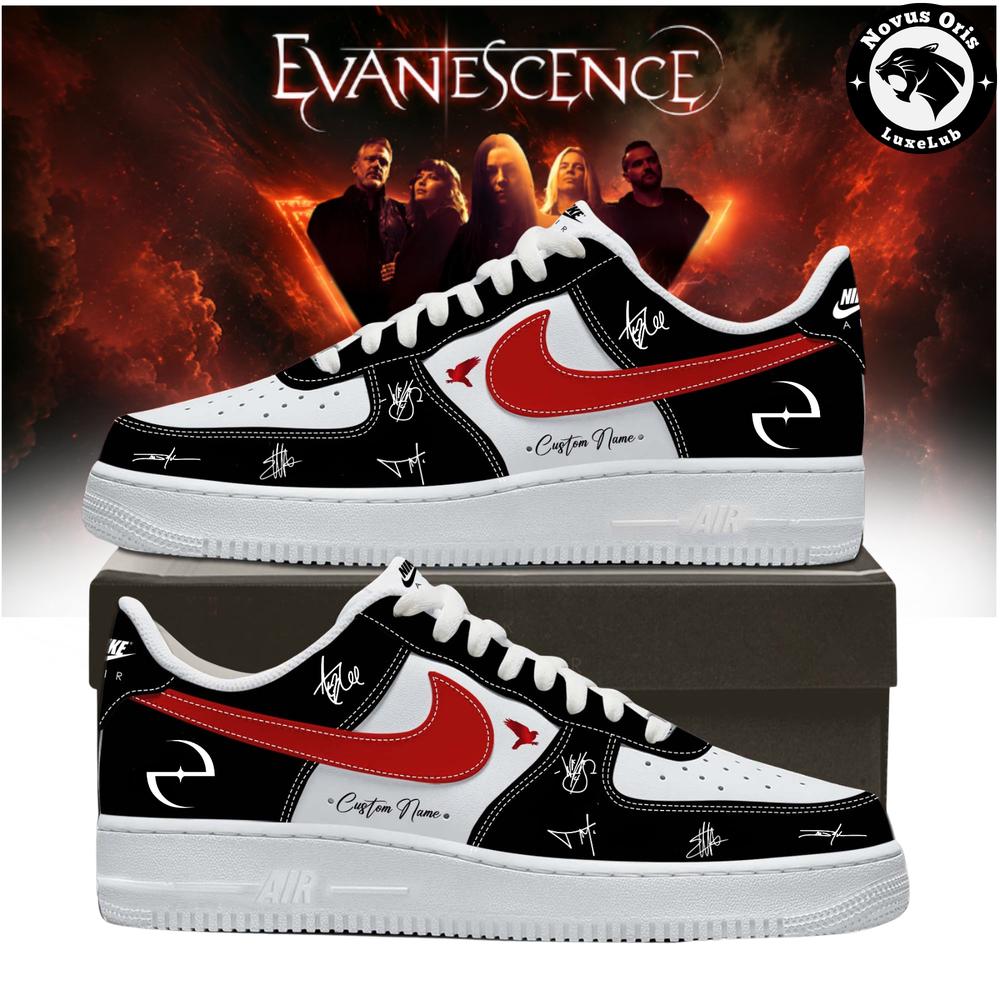 Evanescence Fallen Sanctuary 2026 World Tour Air Force 1 - NovusOris Best Merch For Fans