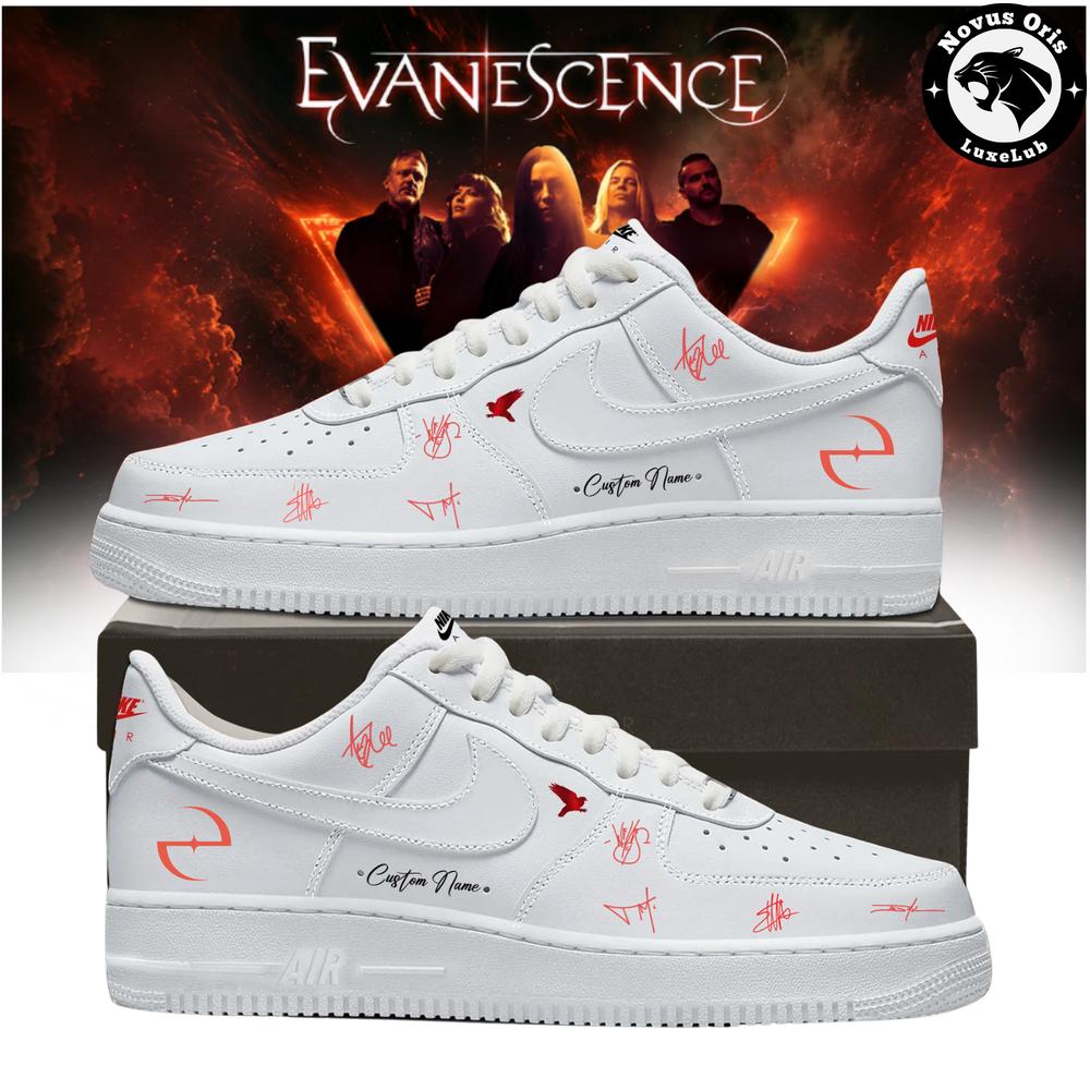 Evanescence Fallen Sanctuary 2026 World Tour Air Force 1 - NovusOris Best Merch For Fans