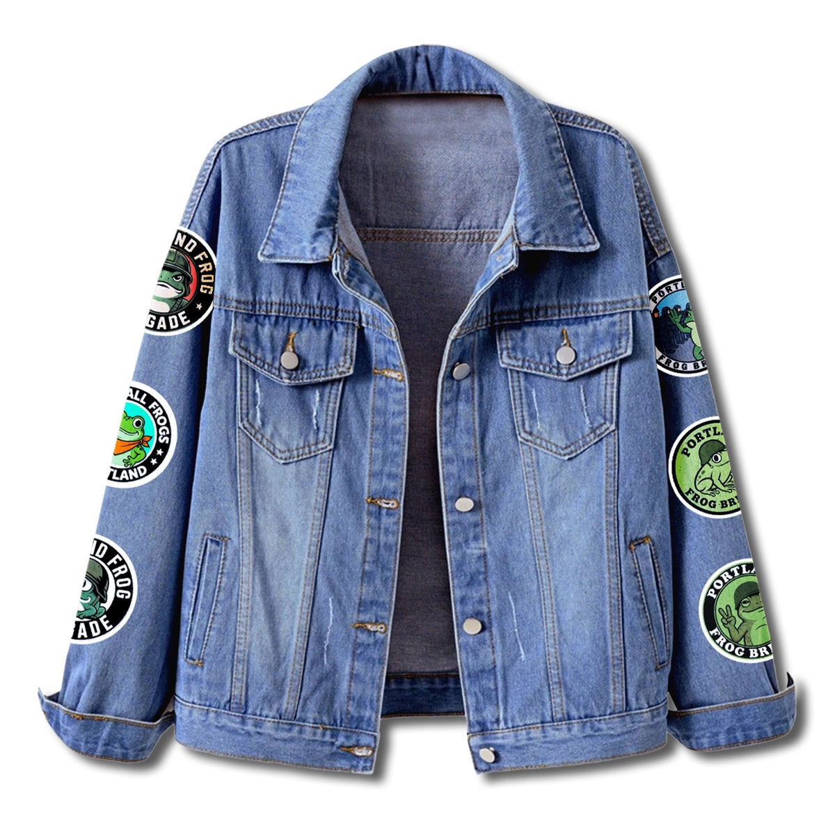 Portland Frog Resist Denim Jacket | Buy for only at THK BUY