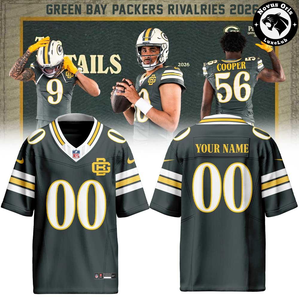 Green Bay Packers 2026 Rivalries Custom Football Jersey - NovusOris Best Merch For Fans