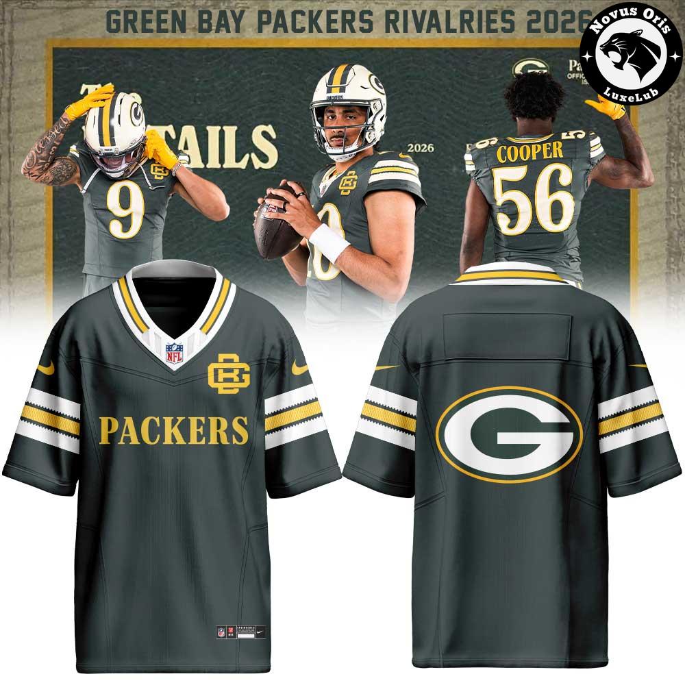 Green Bay Packers 2026 Rivalries Custom Football Jersey - NovusOris Best Merch For Fans