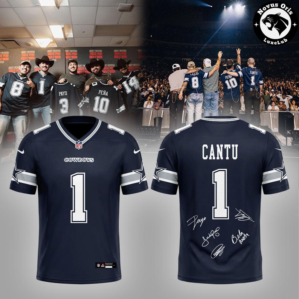 Grupo Frontera Dallas Cowboys El Ultimo De Texas Football Jersey - NovusOris Best Merch For Fans