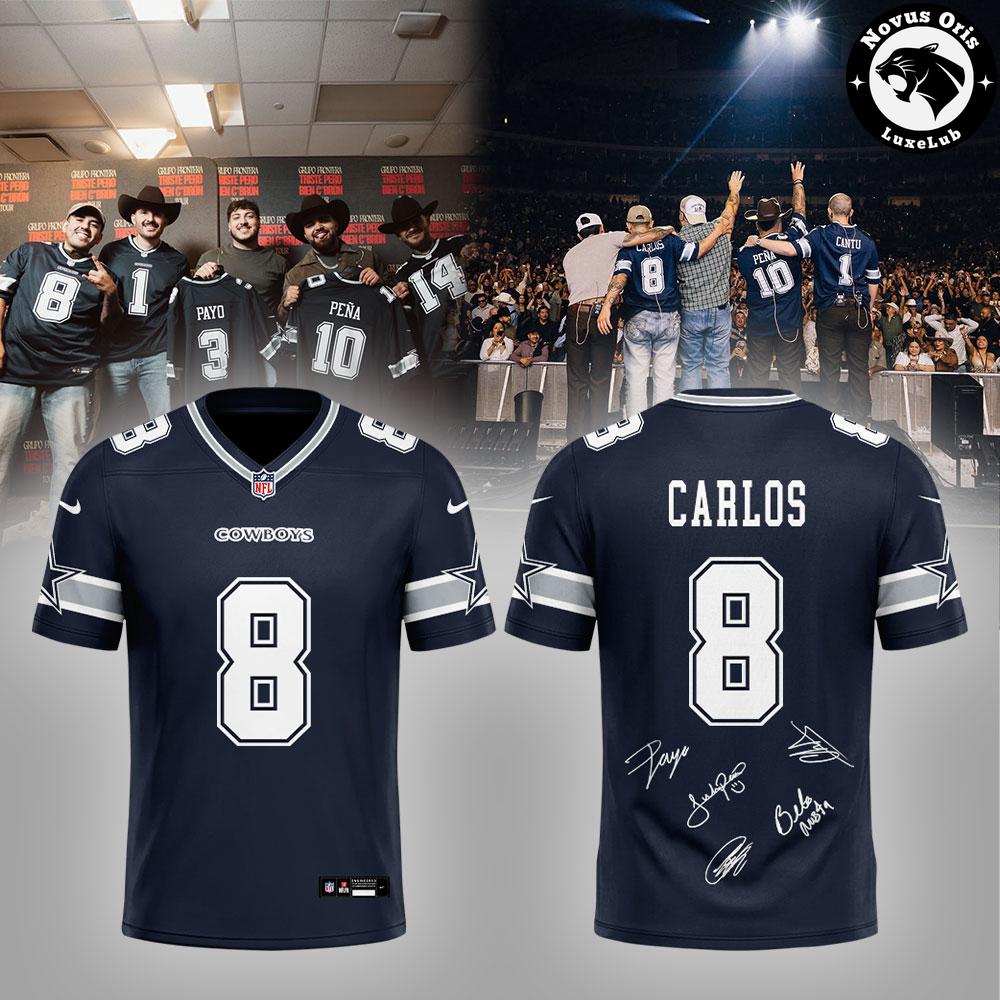 Grupo Frontera Dallas Cowboys El Ultimo De Texas Football Jersey - NovusOris Best Merch For Fans