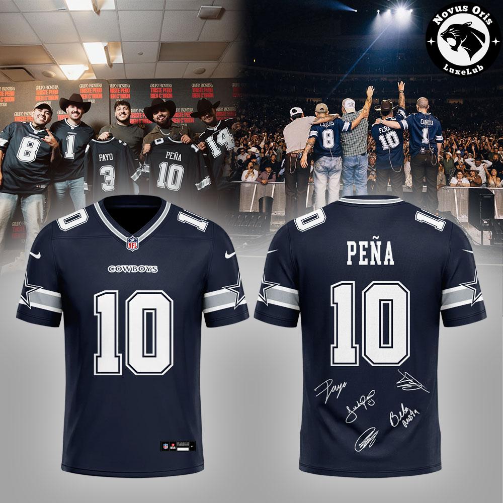 Grupo Frontera Dallas Cowboys El Ultimo De Texas Football Jersey - NovusOris Best Merch For Fans