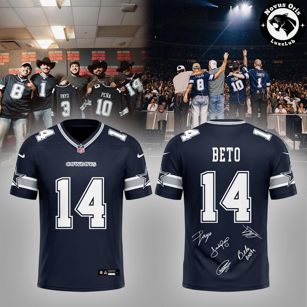 Grupo Frontera Dallas Cowboys El Ultimo De Texas Football Jersey - NovusOris Best Merch For Fans