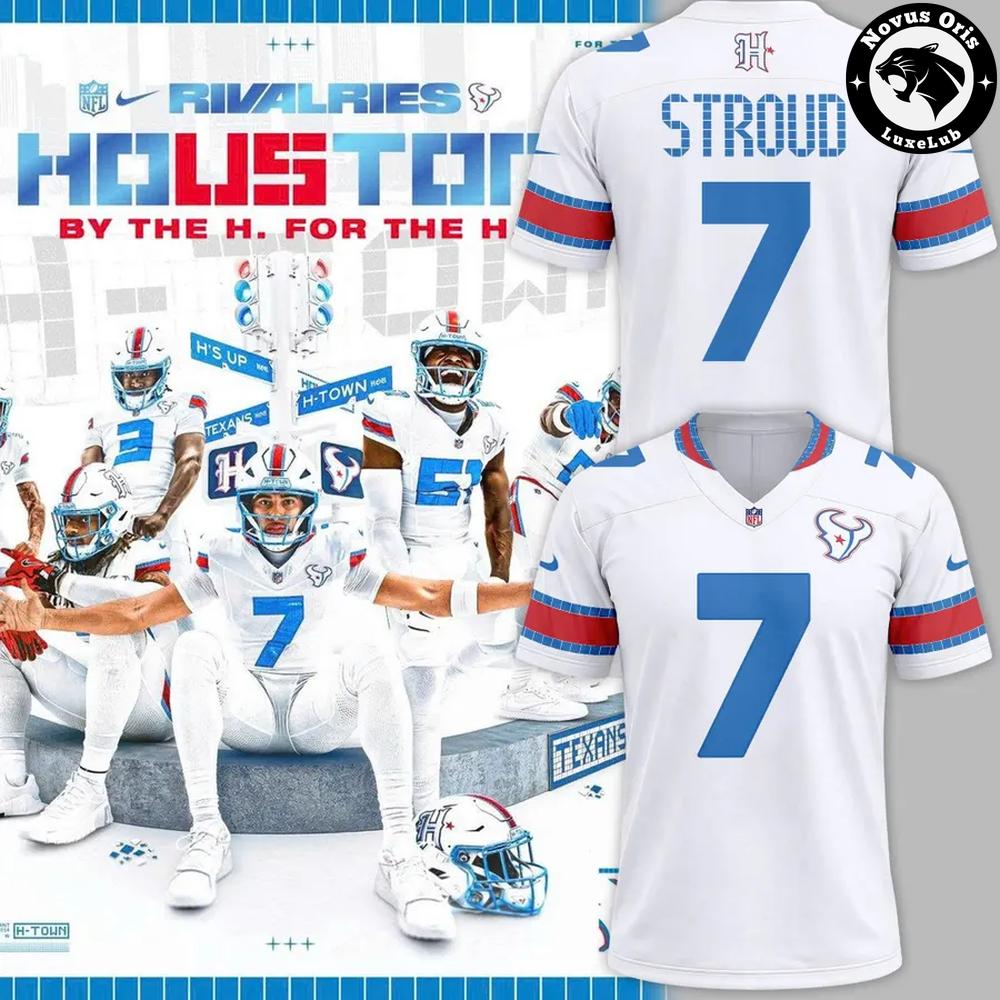 Houston Texans CJ Stroud 7 Rivalries 2026 Football Jersey - NovusOris Best Merch For Fans