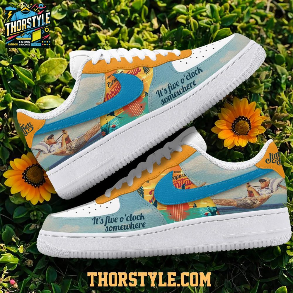 Jimmy Buffet 5 O'Clock Somewhere 2025 Personalized Air Force 1 Shoes