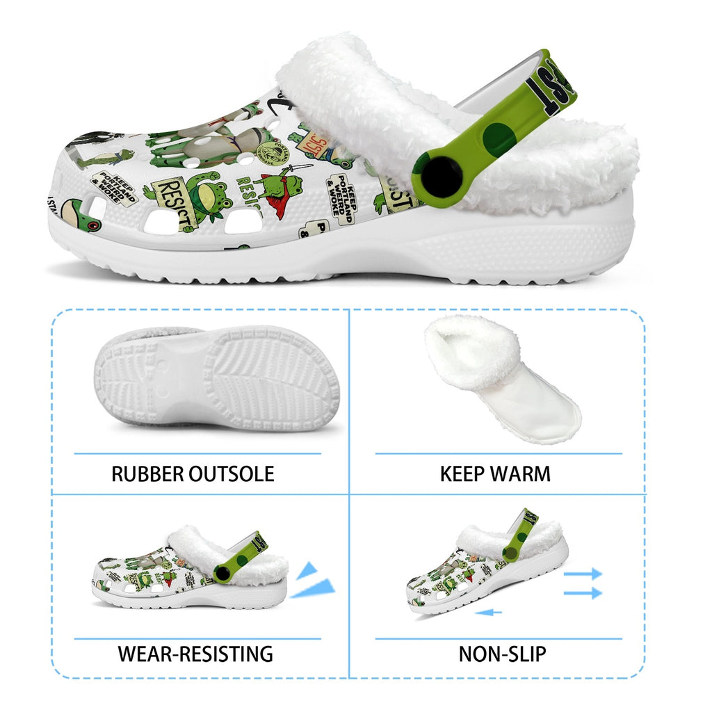 Portland Frog Resist Fleece Crocs Crocband Clogs Shoes | Buy for only at THK BUY