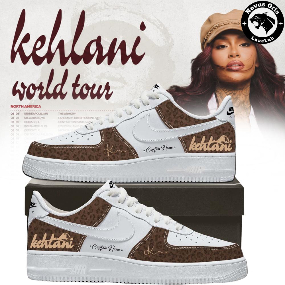 Kehlani x World Tour 2026 North America Custom Air Force 1 - NovusOris Best Merch For Fans