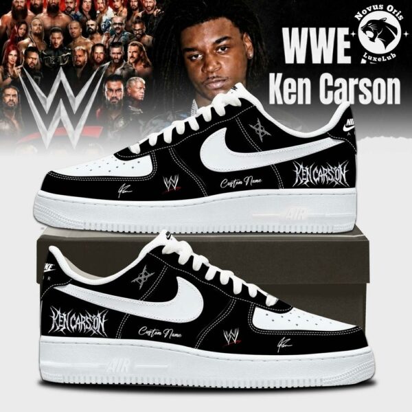 Ken Carson x WWE SummerSlam 2026 Custom Signed Air Force 1 - NovusOris Best Merch For Fans