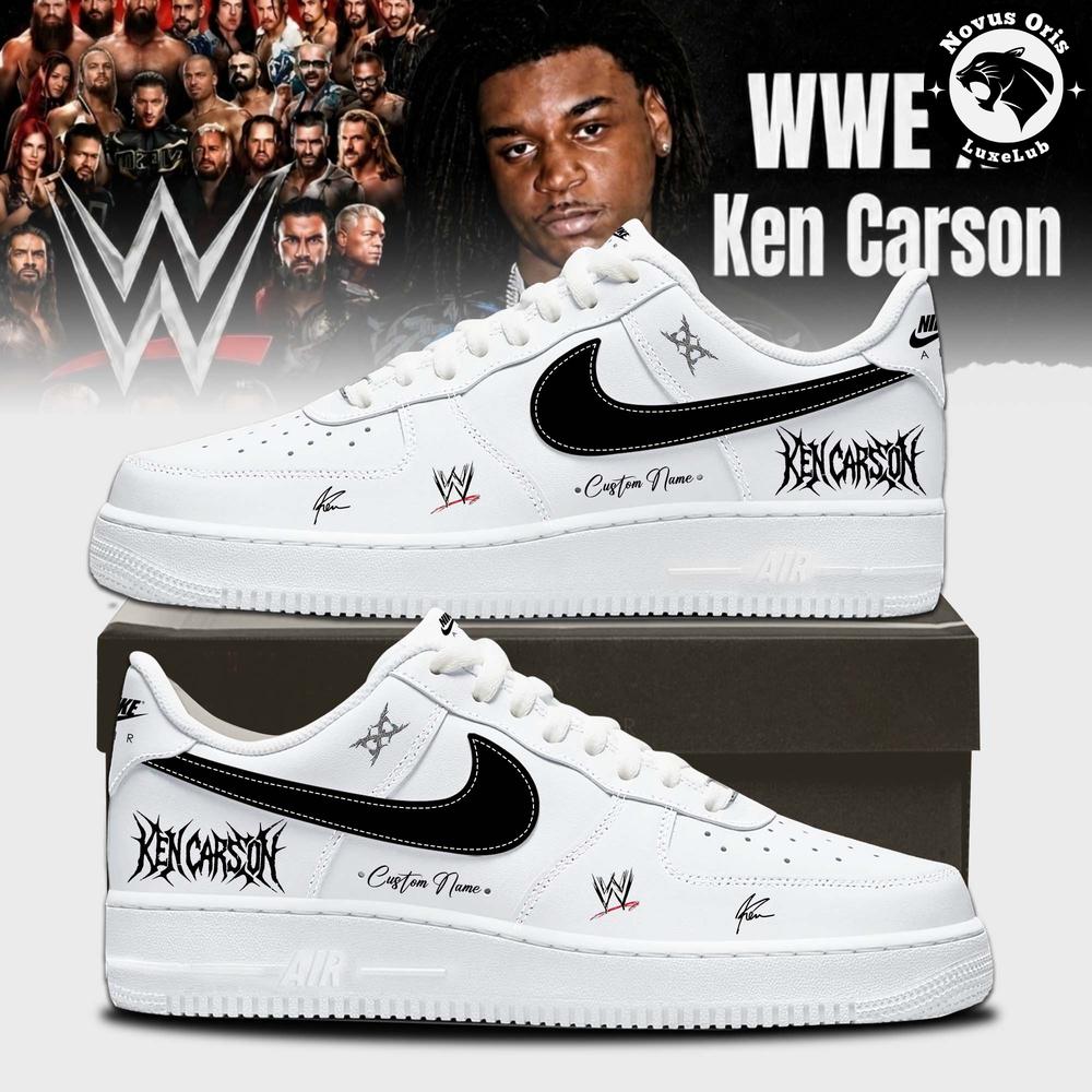 Ken Carson x WWE SummerSlam 2026 Custom Signed Air Force 1 - NovusOris Best Merch For Fans