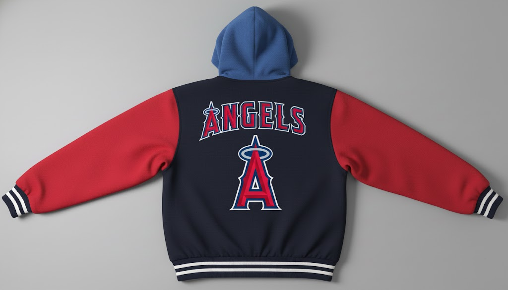 Los Angeles Angels Bomber Hoodie Jacket - Halos Fan Gear Gift - LeagueLockerGear