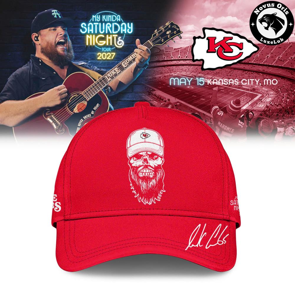 Luke Combs Kansas City Chiefs My Kinda Saturday Night Tour 2027 Jersey - NovusOris Best Merch For Fans