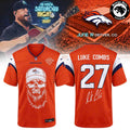 Luke Combs x Denver Broncos My Kinda Saturday Night Tour 2027 Football Jersey - NovusOris Best Merch For Fans
