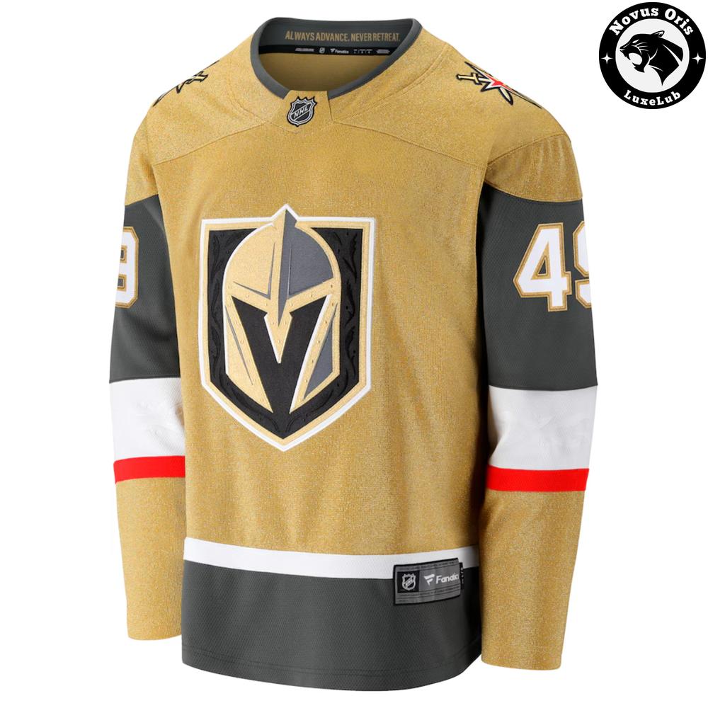Men's Fanatics Ivan Barbashev Gold Vegas Golden Knights Breakaway Player Jersey - NovusOris Best Merch For Fans