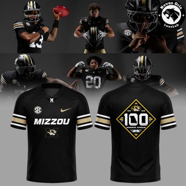 Missouri Tigers Mizzou Memorial Stadium 100th Anniversary Football Jersey - NovusOris Best Merch For Fans