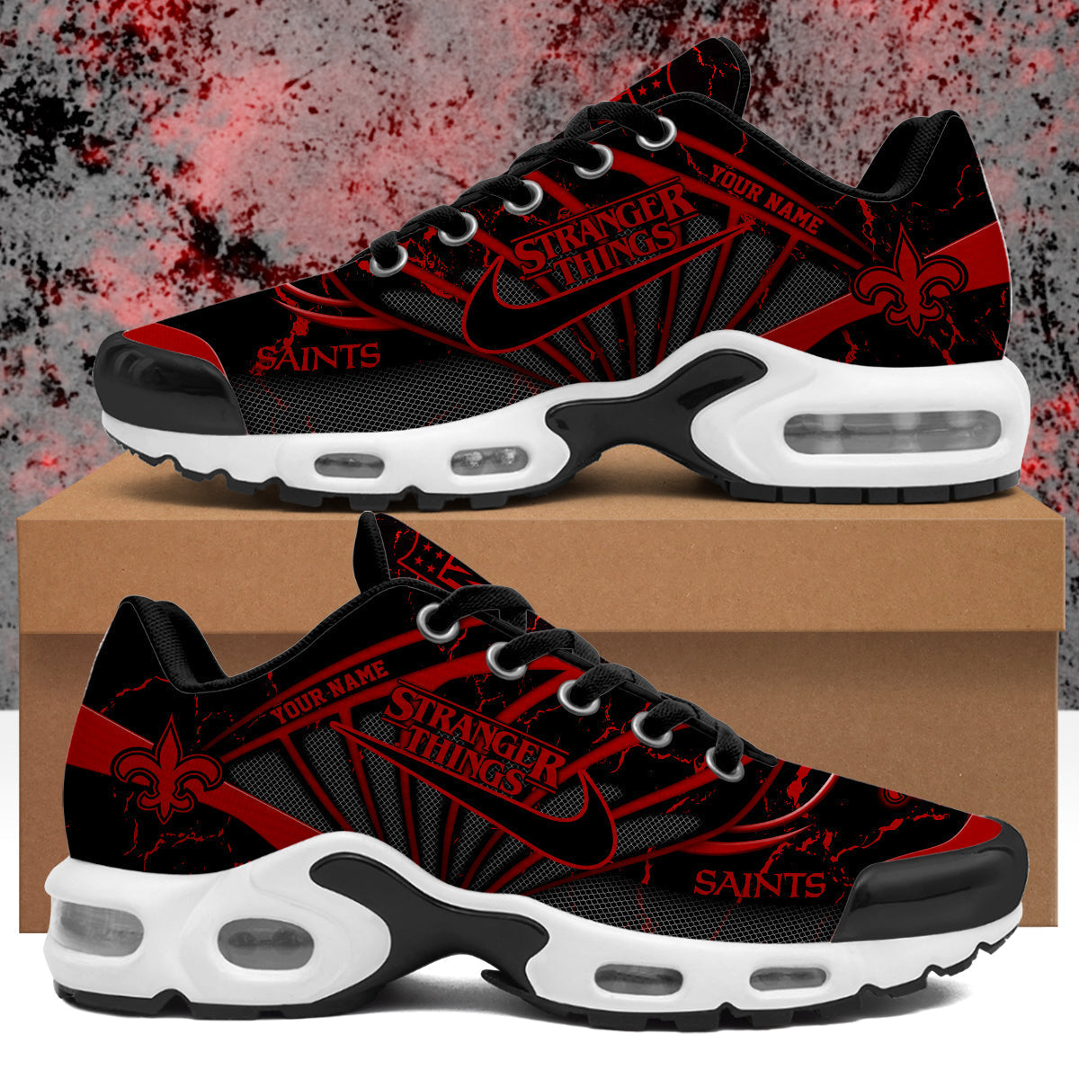 NO Stranger Things Personalized Air Max Shoes