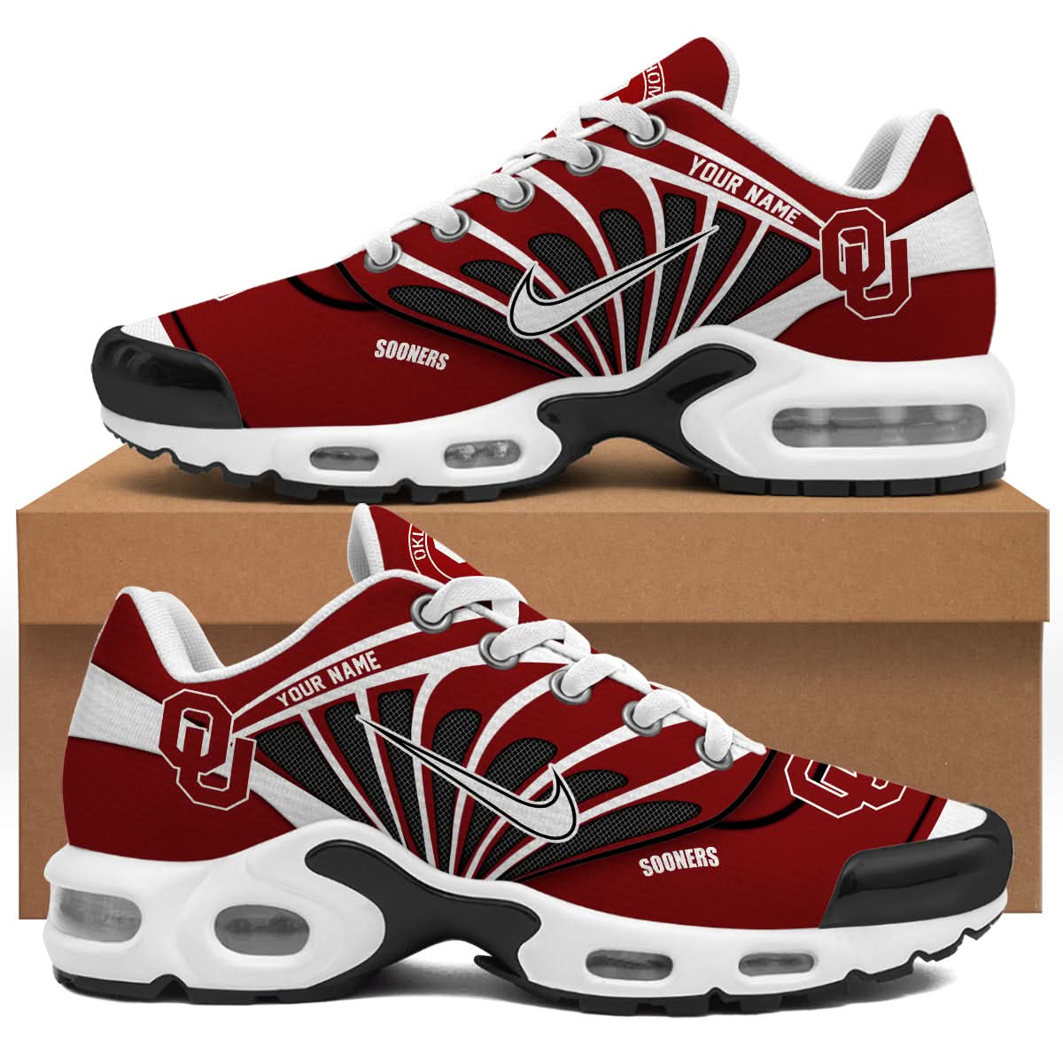 Sooners NCAA Air Max Plus Shoes - Limited