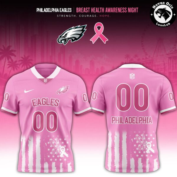 NFL Breast Health Awareness Night 2026 Pink Ribbon Football Jersey - NovusOris Best Merch For Fans