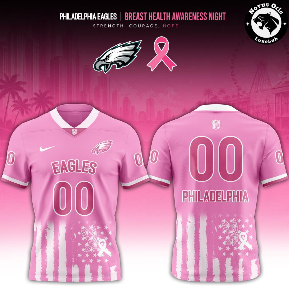 NFL Breast Health Awareness Night 2026 Pink Ribbon Football Jersey - NovusOris Best Merch For Fans