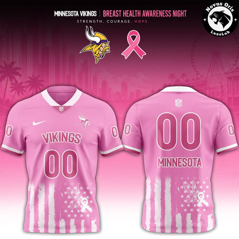 NFL Breast Health Awareness Night 2026 Pink Ribbon Football Jersey - NovusOris Best Merch For Fans