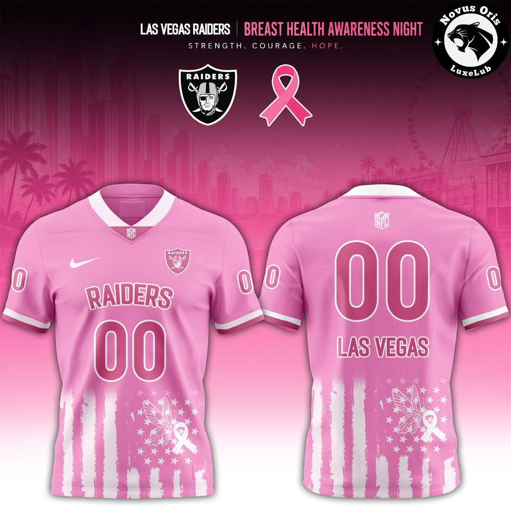 NFL Breast Health Awareness Night 2026 Pink Ribbon Football Jersey - NovusOris Best Merch For Fans