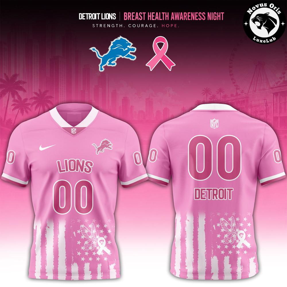 NFL Breast Health Awareness Night 2026 Pink Ribbon Football Jersey - NovusOris Best Merch For Fans