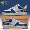 Navy Midshipmen 2025 Win The Day Personalized Air Force 1 Shoes