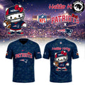 New England Patriots x Hello Kitty 2026 Cute Graphic Football Jersey - NovusOris Best Merch For Fans