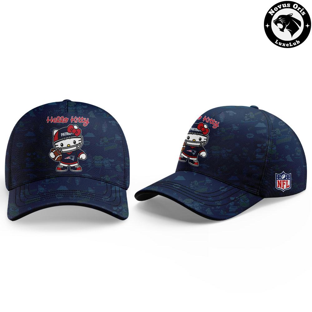 New England Patriots x Hello Kitty 2026 Cute Graphic Football Jersey - NovusOris Best Merch For Fans