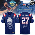New England Patriots x Luke Combs My Kinda Saturday Night Tour 2027 Jersey - NovusOris Best Merch For Fans
