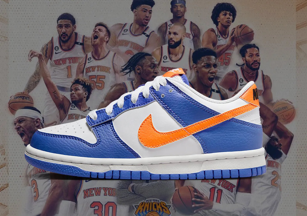 New York Knicks Men’s Low-Top Sneakers – Premium NBA New York Knicks Sport-Inspired Casual Footwear - LeagueLockerGear