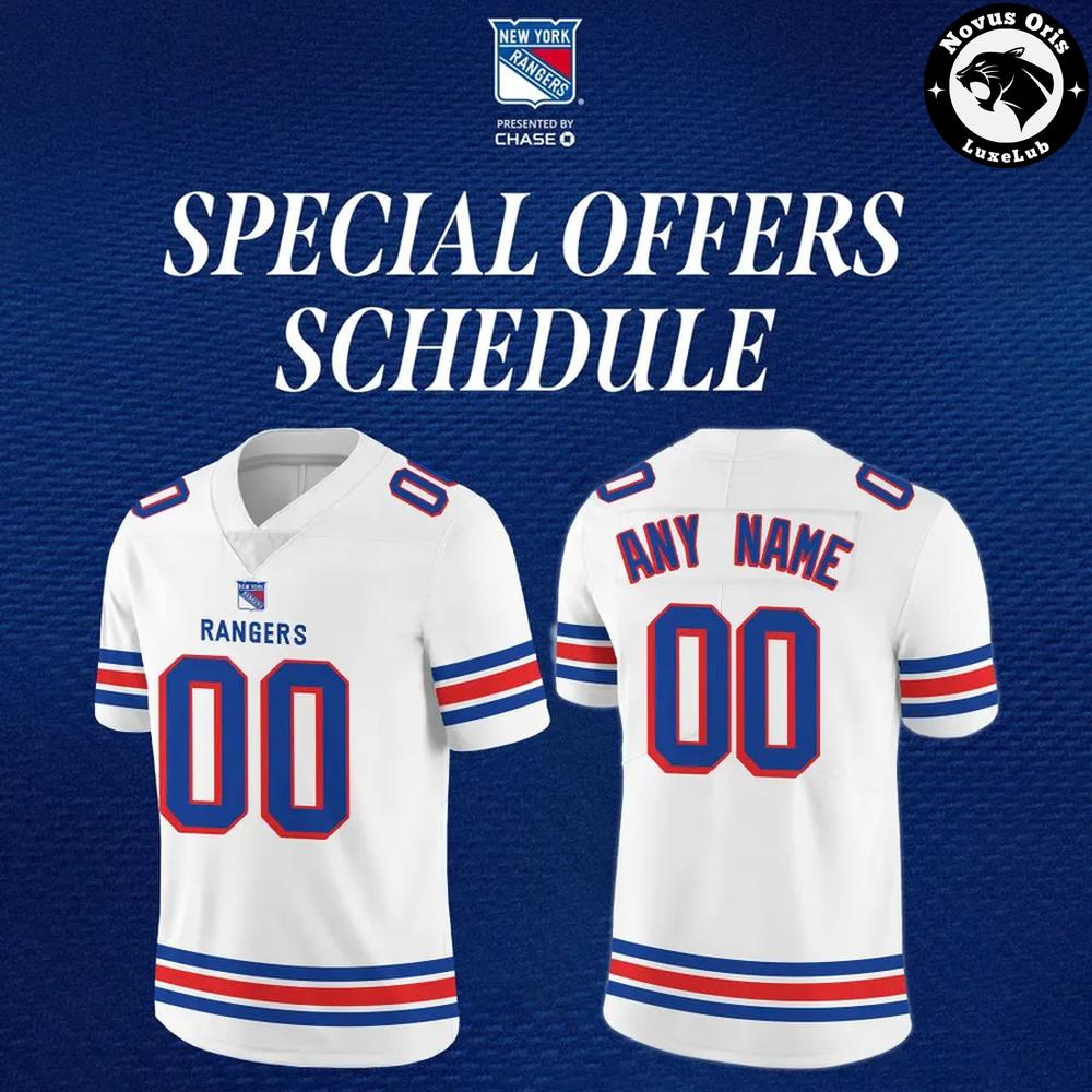 New York Rangers 2026 Custom Limited Edition Football Jersey - NovusOris Best Merch For Fans