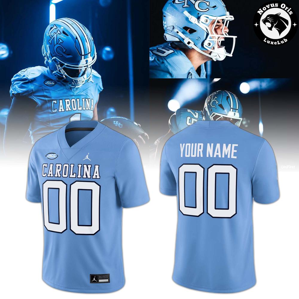 North Carolina Tar Heels ACC NCAA Custom 2026 Football Jersey - NovusOris Best Merch For Fans
