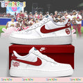 Oklahoma Sooners Four  Peat Ncaa Softball Women’S Champions Air Force 1 Shoes