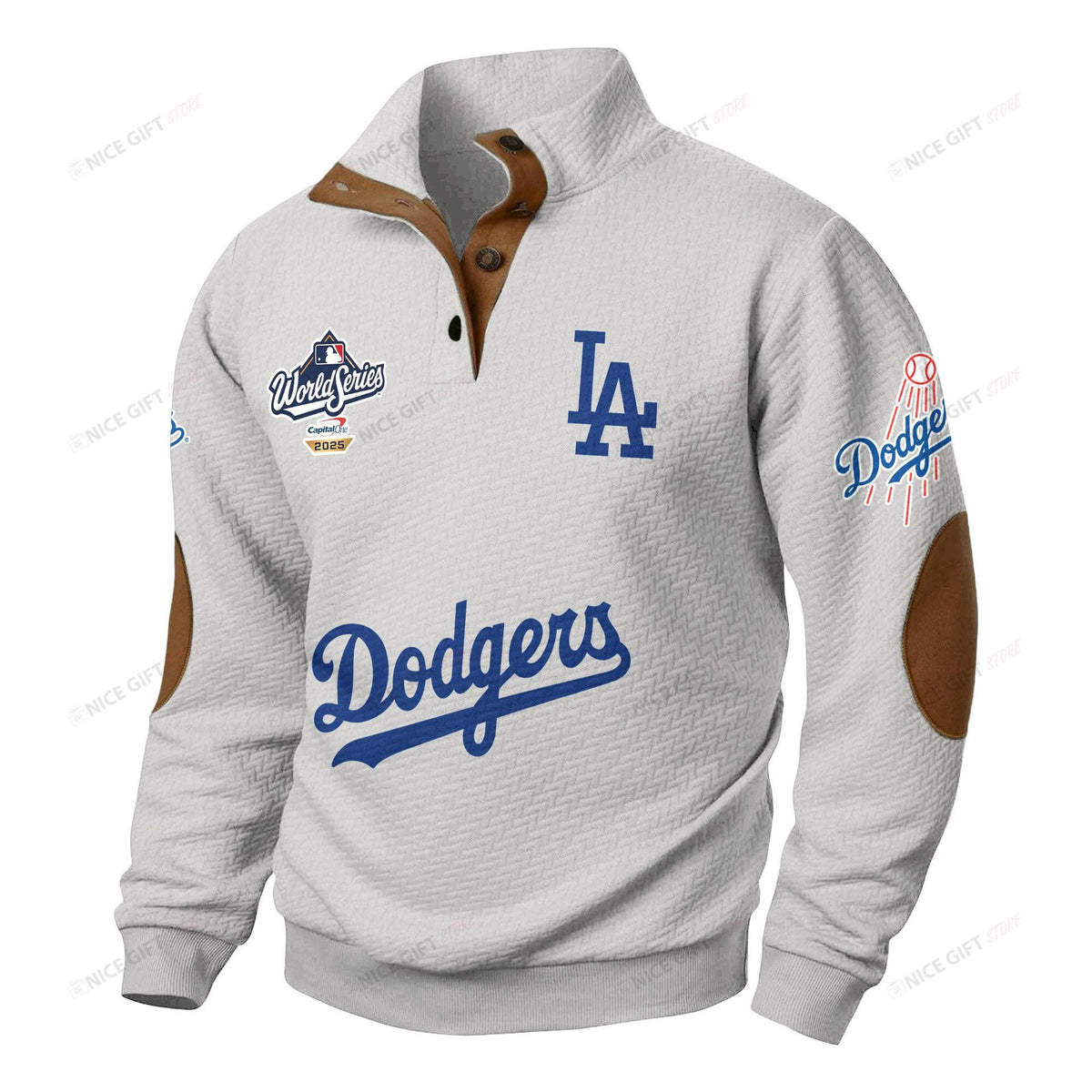 Los Angeles Dodgers Stand Collar Sweatshirt | Buy for only at THK BUY