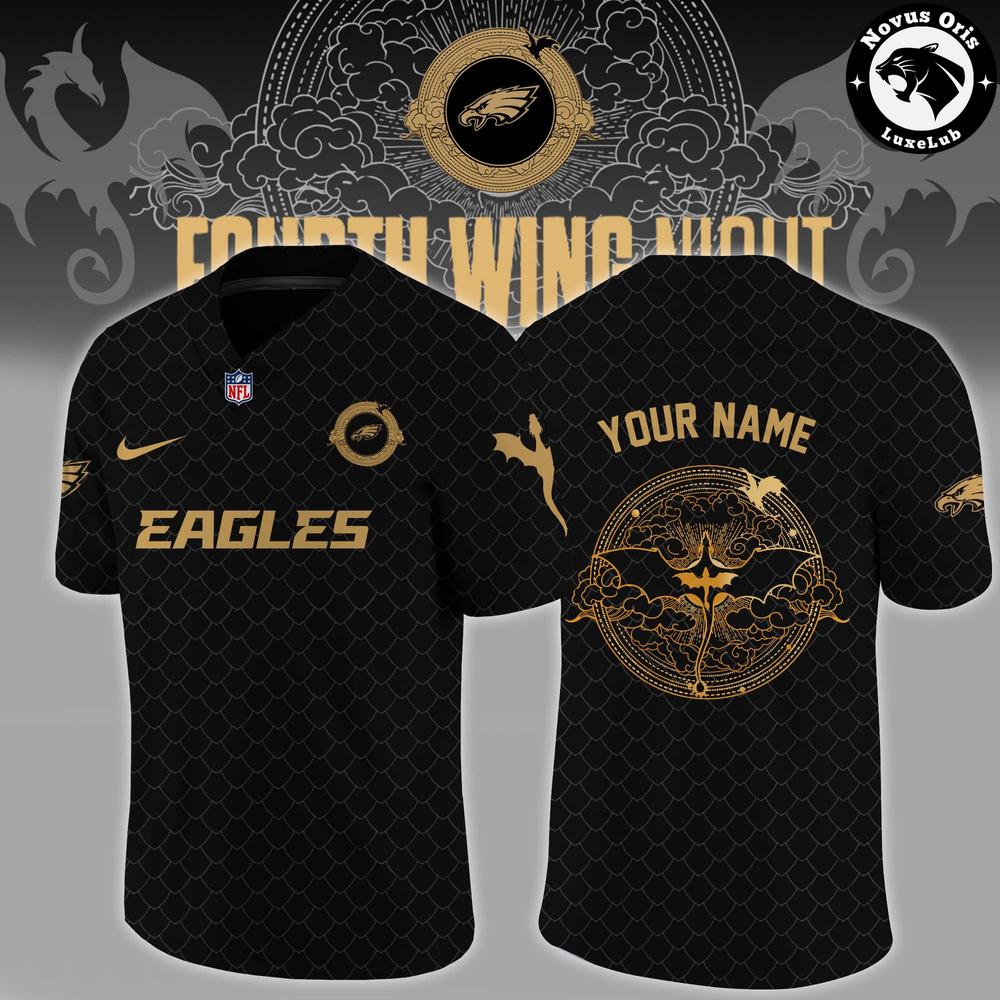 Philadelphia Eagles Fourth Wing Night 2026 Custom Football Jersey - NovusOris Best Merch For Fans