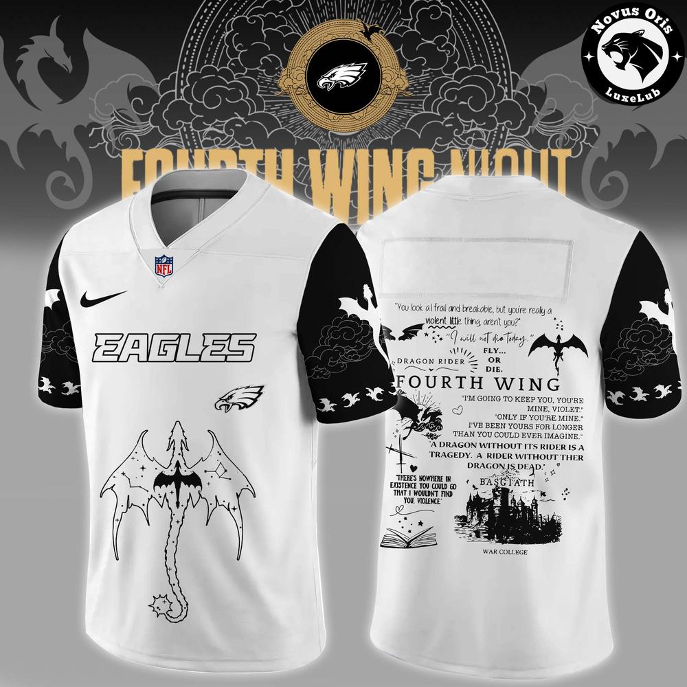 Philadelphia Eagles Fourth Wing Night 2026 Custom Football Jersey - NovusOris Best Merch For Fans