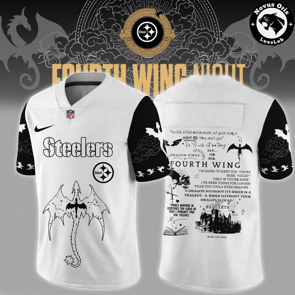 Pittsburgh Steelers Fourth Wing Night 2026 Custom Football Jersey - NovusOris Best Merch For Fans