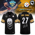 Pittsburgh Steelers x Luke Combs My Kinda Saturday Night Tour 2027 Jersey - NovusOris Best Merch For Fans