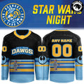 Roanoke Rail Yard Dawgs x Star Wars Night Special Edition Hockey Jersey - NovusOris Best Merch For Fans