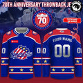Rochester Americans 70th Anniversary Throwback Hockey Jersey - NovusOris Best Merch For Fans
