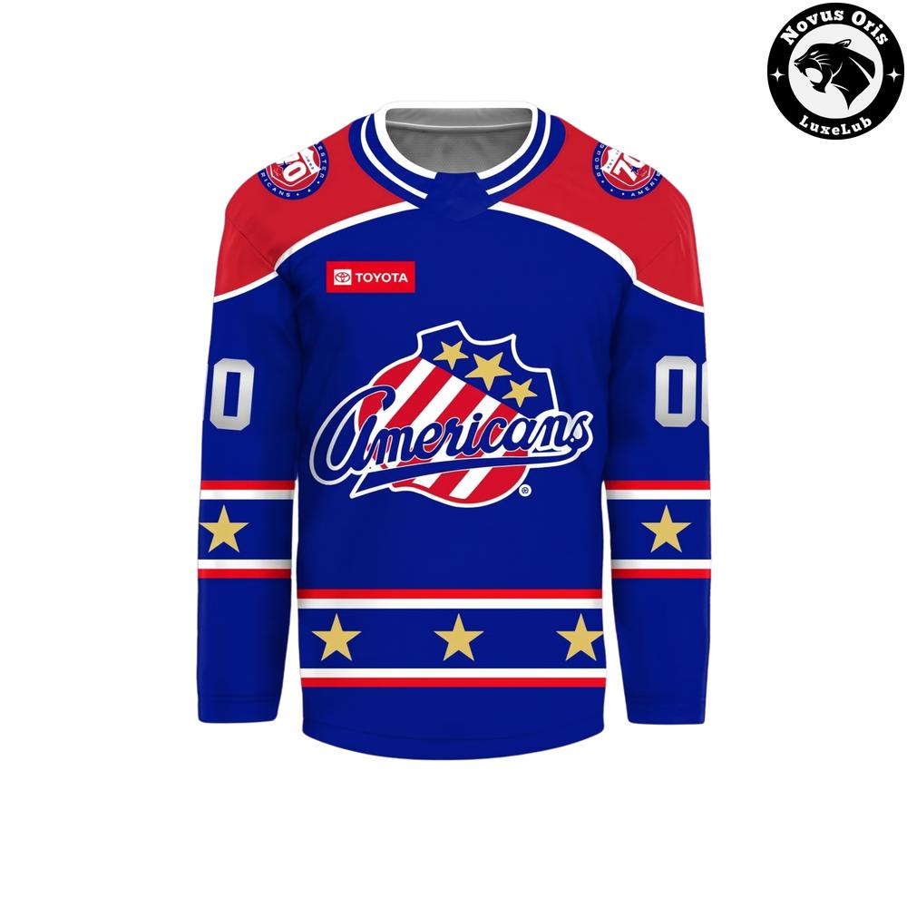 Rochester Americans 70th Anniversary Throwback Hockey Jersey - NovusOris Best Merch For Fans