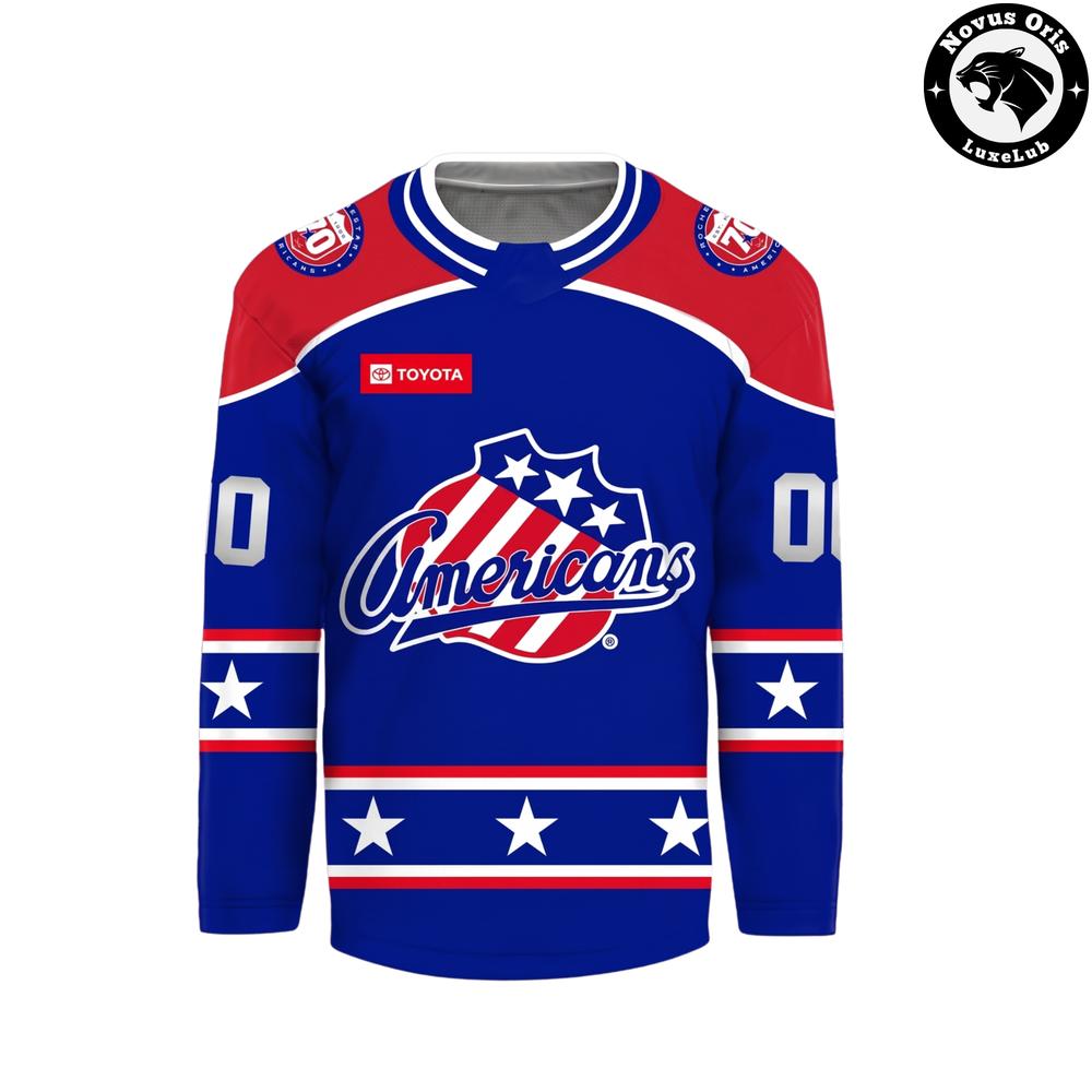 Rochester Americans 70th Anniversary Throwback Hockey Jersey - NovusOris Best Merch For Fans
