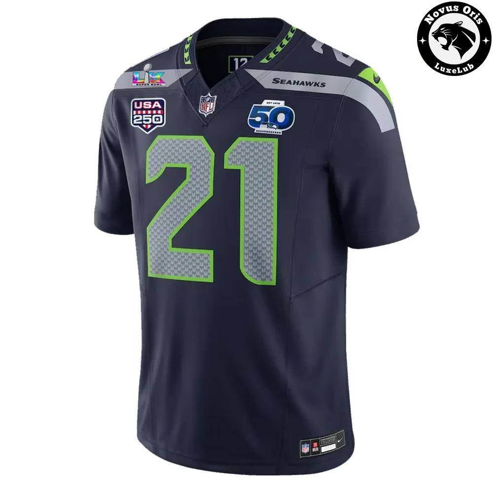 Seattle Seahawks Super Bowl LX Jersey - USA 250th Anniversary Edition - NovusOris Best Merch For Fans