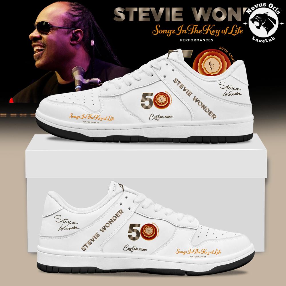 Stevie Wonder Songs in the Key of Life 50th Anniversary Air Force 1 - NovusOris Best Merch For Fans