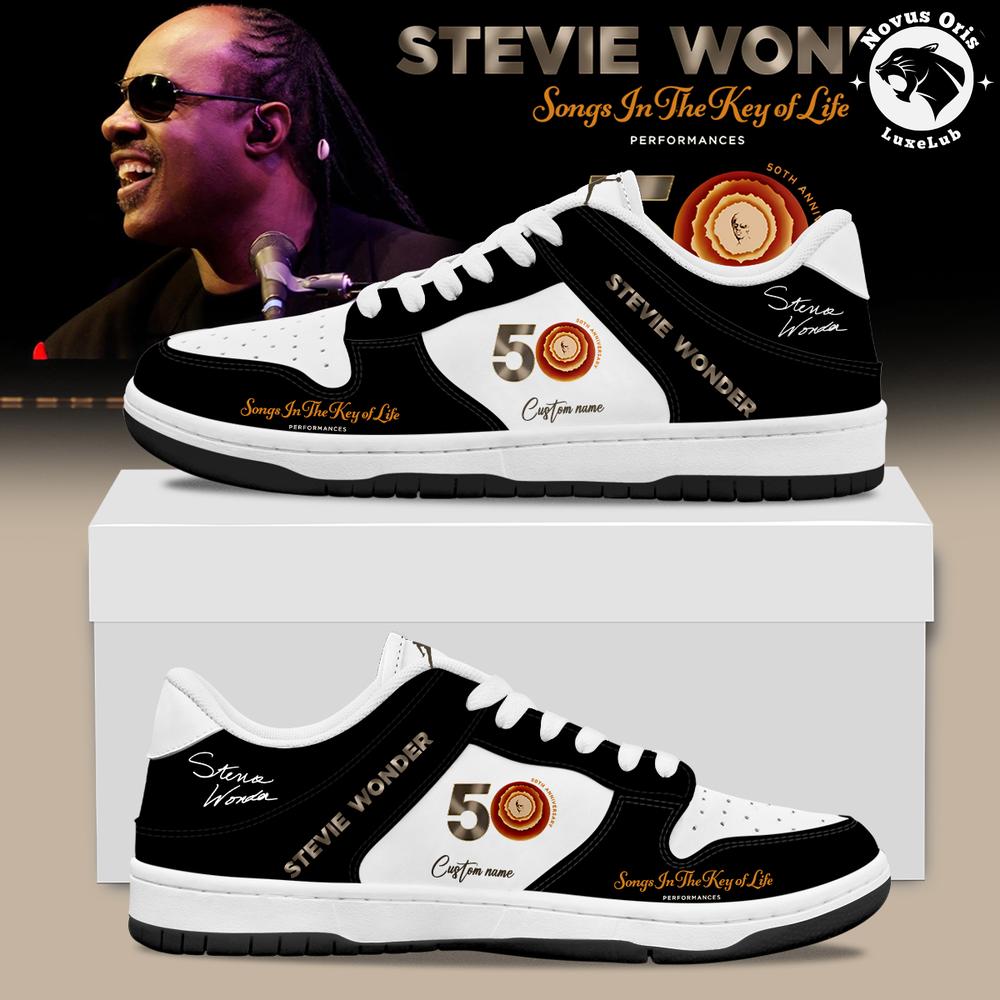 Stevie Wonder Songs in the Key of Life 50th Anniversary Air Force 1 - NovusOris Best Merch For Fans