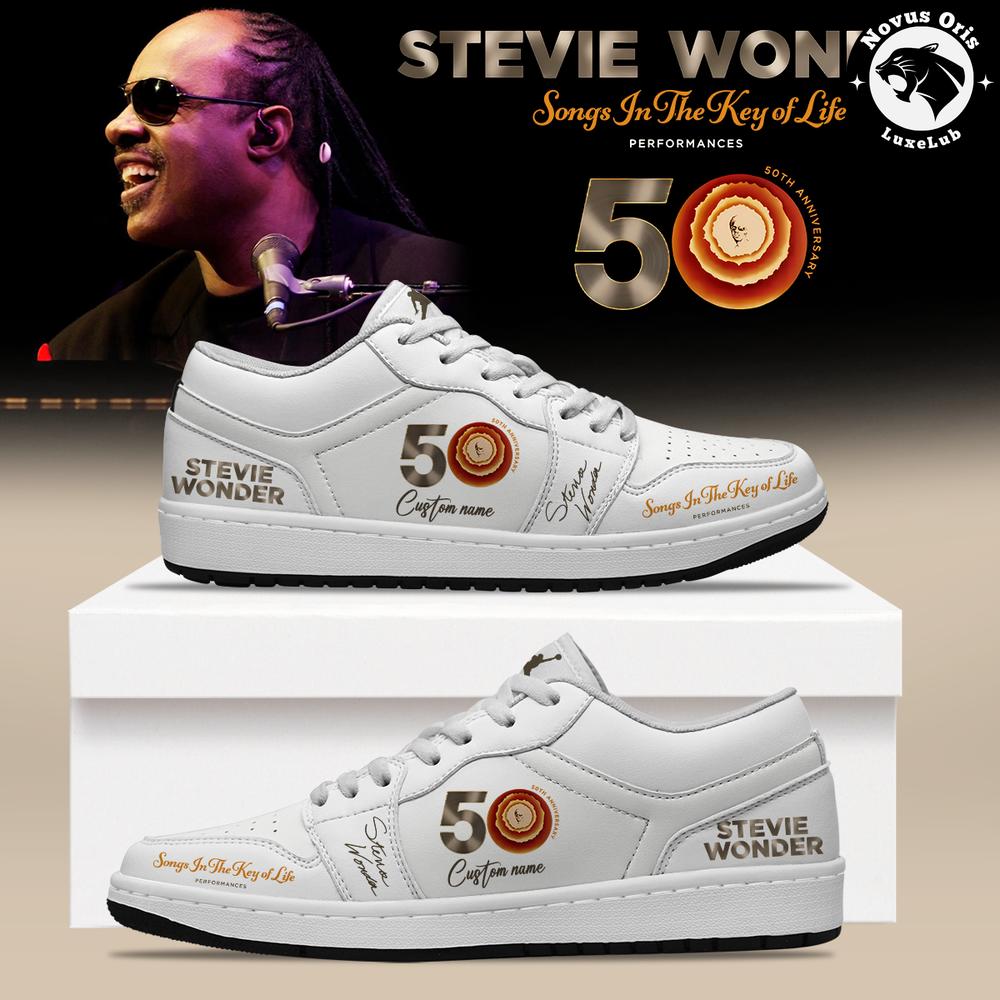 Stevie Wonder Songs in the Key of Life 50th Anniversary Air Force 1 - NovusOris Best Merch For Fans