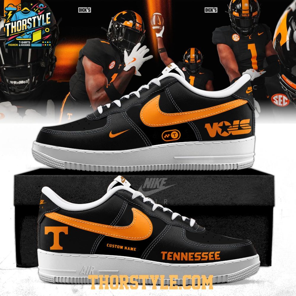 Tennessee Volunteers 2025 Dark Mode Personalized Air Force 1 Shoes