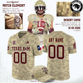 Texas A&M Aggies 2026 Desert Camo Honor and Support Football Jersey - NovusOris Best Merch For Fans